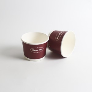 8 Oz Ice Cream Paper Cups Custom Printed Cups Bulk Sale | Tuobo
