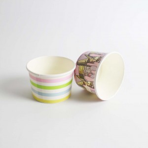 Paper Ice Cream Cups Custom Printed for Wedding | Tuobo