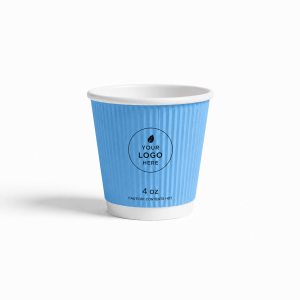 Custom Blue 4-16 Oz Paper Cups with Lids Included Wholesale Supplier | Tuobo