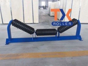 Trough Carry Roller, Trough Impact Roller, Exported To Singapore In Jan.2017