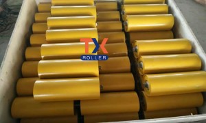 Steel rollers, for conveyor system, delivered in July 2018