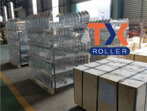 Galvanized Conveyor Roller, Galvanized Frame, Steel Roller Ibaligya sa Thailand kaniadtong Enero 2019