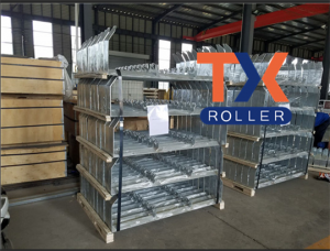 Galvanized Conveyor Roller, Galvanized Frame, Steel Roller Sell to Thailand mu January 2019