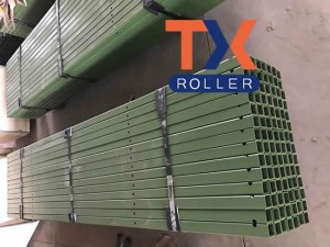 Garland Rollers En Steel Return Rollers, eksportearre nei Europa yn april 2017