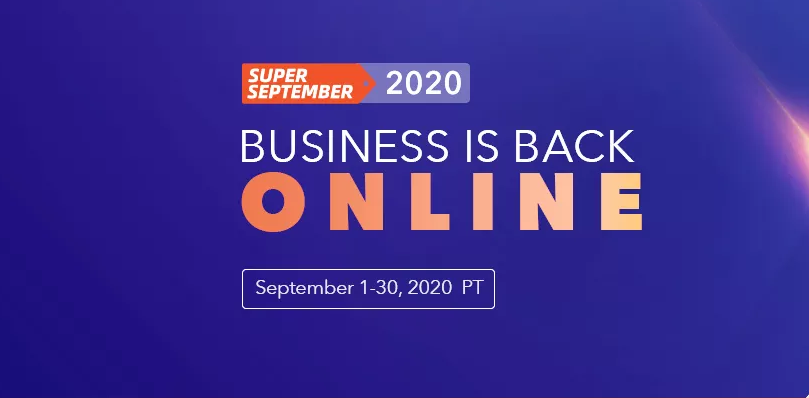 Super Septembro-Reklamo de Alibaba