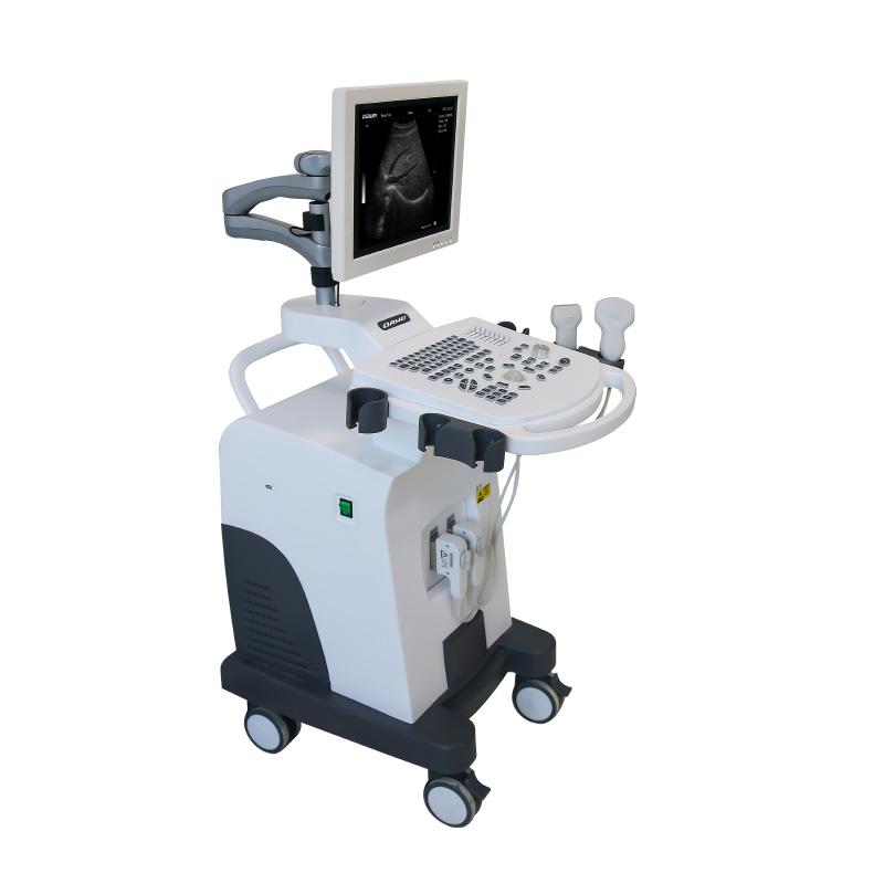 trolley black and white ultrasound diagnostic
