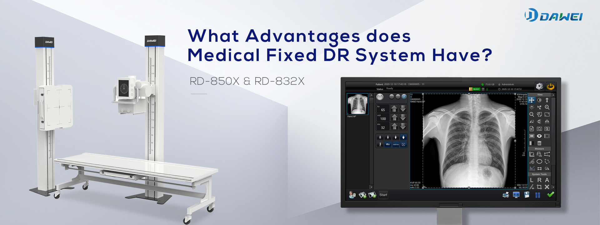 Kādas ir medicīniskās fiksētās DR sistēmas priekšrocības?