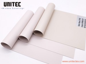 UNITEC URB03-03 Clásico fabricante de telas opacas para persianas enrollables 1 capa de fibra de vidrio 3 capas de PVC