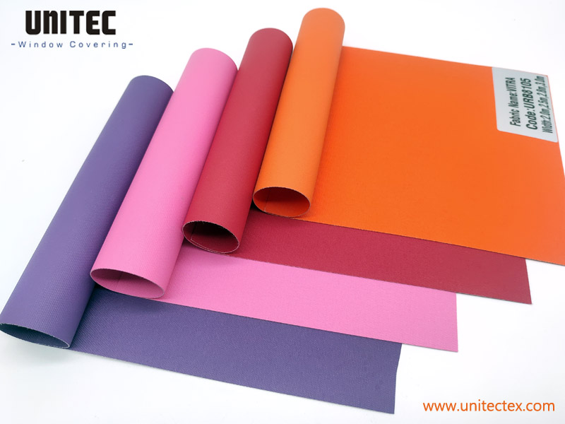 POLYESTER COLORED BACKING HIGH QUALITY BLACKOUT FABRIC