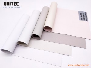 UNITEC URB8101 Blackout Roller Blind Fabrics 100% Polyester with Acrylic Coating,  Free of PVC, None-formaldehyde