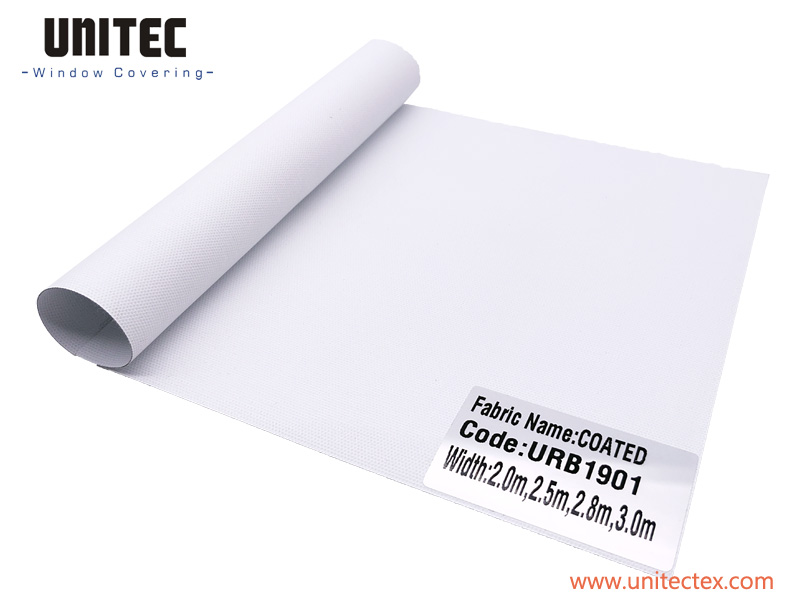 Wholesale Dealers of Colombia White Roller Blinds Fabric -
 High Quality Fabric from China UNITEC URB1901 White Blackout Fabric – UNITEC