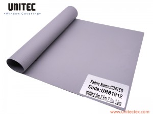 High Quality Fabric from China UNITEC URB1901 White Blackout Fabric