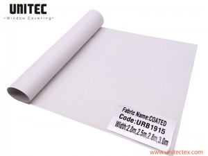 UNITEC URB1915 China New Double Coated Polyester Waterproof Blackout Rolls blind fabrics