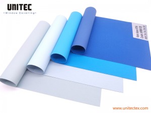 UNITEC URB8103 Free of PVC Blackout Roller Blind Fabrics Tested to ISO 105- B02:2014