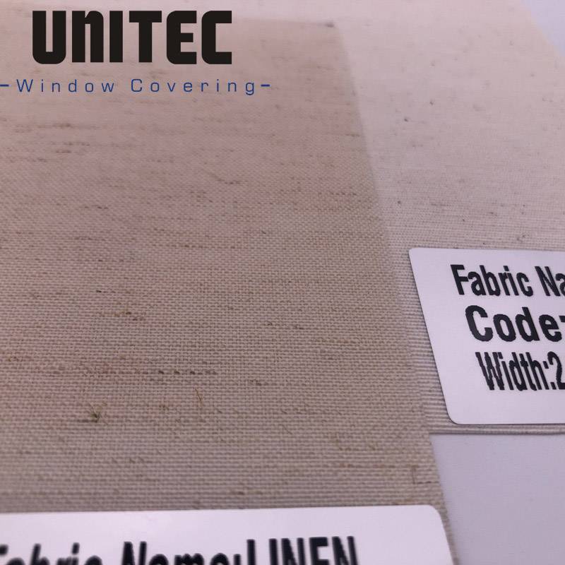Lowest Price for Colombia Solar Roller Blinds Fabric -
 ARGENTINA USED TRANSLUCENT COTTON AND LINEN FABRIC – UNITEC
