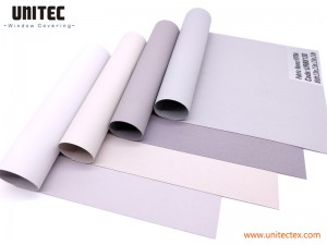 UNITEC URB8101 Blackout Roller Blind Fabrics 100% Polyester with Acrylic Coating,  Free of PVC, None-formaldehyde