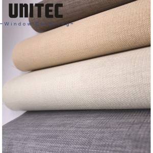 100% Blackout window shades Roller Blinds UX-001 BO Series Advanced textured Blinds UNITEC-China