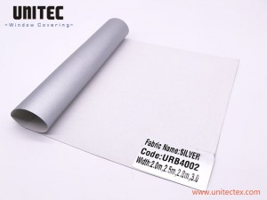 Silver Backing Roller Blinds Blackout Fabric