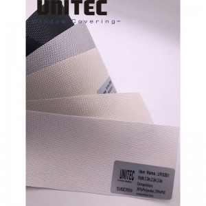 Hot Sale Roller Blinds Sunscreen Fabrics 30% Polyester ,70% PVC :URS301-306