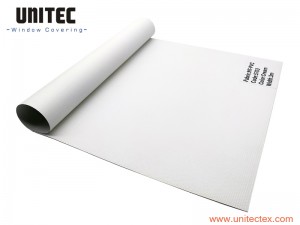 Republic of Colombia City- Blackout Fiberglass Fabric-UNITEC-NT-PVC-01 White