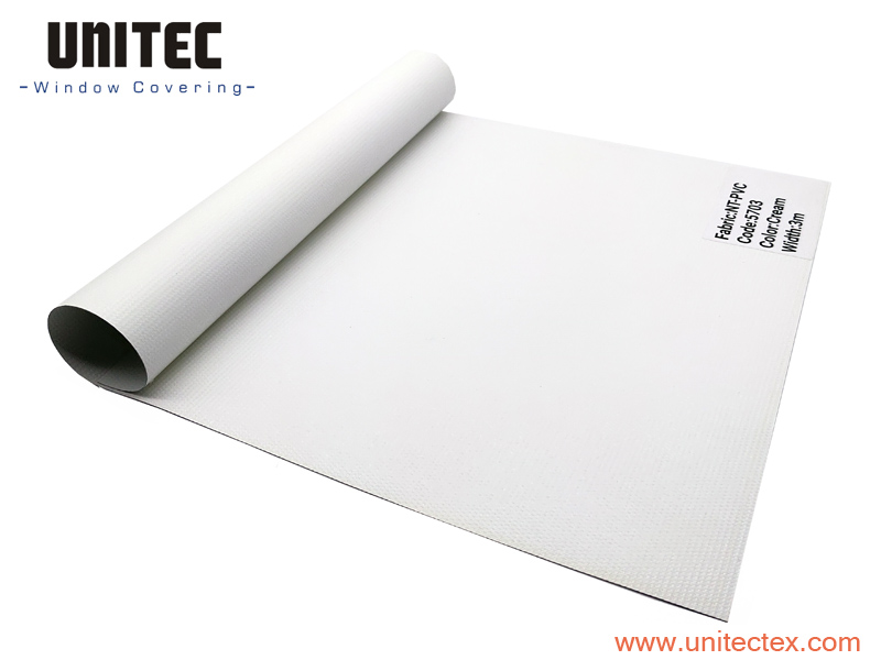 Discountable price Simple Design Roller Blinds Fabric -
 UNITEC URB5703 Factory price normal fiberglass window curtain roller blind fabric – UNITEC