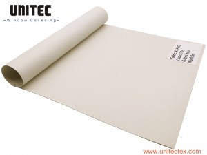 Sucre City- Blackout Fiberglass Fabric-UNITEC-NT-PVC Beige Color