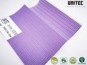 3.0m polyester translucent zebra roller blind UNZ02