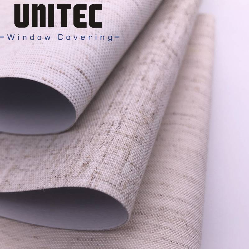 LINEN AND POLYESTER BLACKOUT FABRIC URB33 SERIES