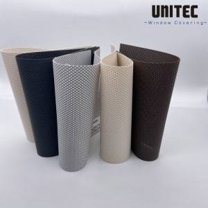 2019 High quality China Window Blinds Fabric 4% Openness Window Sunscreen Roller Blind Fabric
