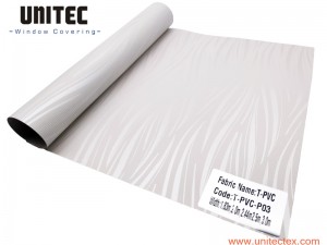 UNITEC T-PVC-P03 Jacquard PVC Veselglas rolblind Stof