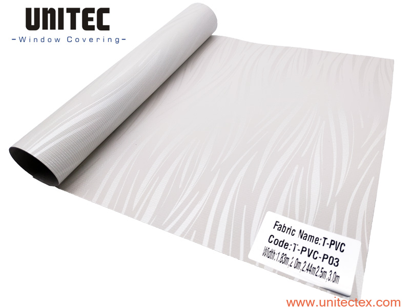 Hot New Products Sunscreen Home Roller Blinds Fabric -
 UNITEC T-PVC-P03 Jacquard PVC Fiberglass roller blind Fabric – UNITEC