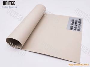 South America HOT-Selling Fabric Blackout Fiberglass PVC Fabric from UNITEC-China