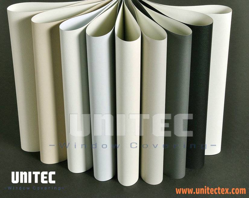 Competitive Price for Roller Blinds Fabric Per Roll -
 PVC lamination blackout roller blinds fabric T-PVC URB03-11 – UNITEC