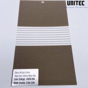 UNITEC’s most cost-effective zebra roller blinds UNZ02
