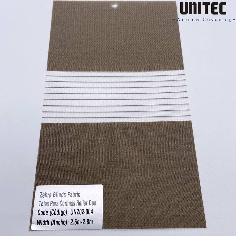 Factory wholesale Zebra Blinds Fabric -
 UNITEC’s most cost-effective zebra roller blinds UNZ02 – UNITEC