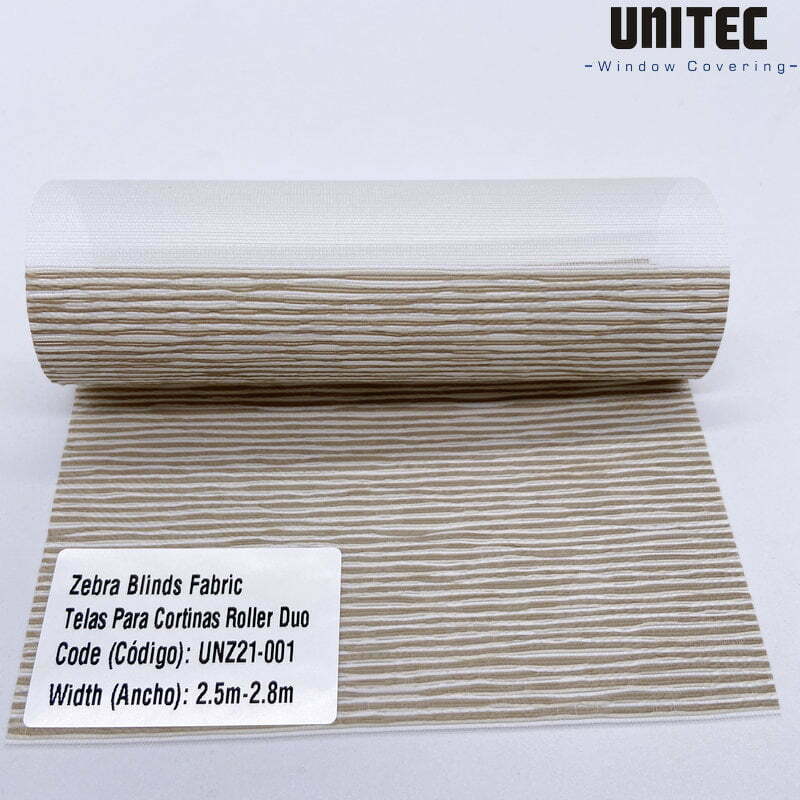Chinese wholesale Day And Night Printed Zebra Fabric -
 Zebra blinds Translucent 100% Polyester of UNITEC-UNZ21-001 – UNITEC