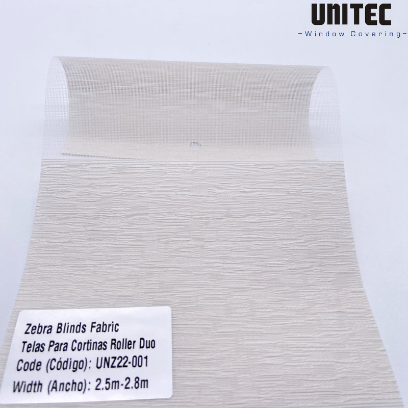 Chinese Professional Roller Blinds Fabrics For Office -
 Jacquard day and night roller blind UNZ22-001~UNZ22-005 – UNITEC