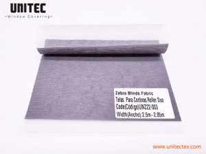 UNITEC UNZ22-03 Factory Price night combi blind double roller shades blackout zebra blinds fabrics