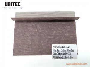 DIRECT MANUFACTURER 100% POLYESTER ZEBRA BLINDS FABRIC FROM CHINA-UNITEC