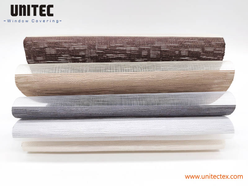 100% Original Sheer Zebra Blinds Fabric -
 Jacquard Day and Night Zebra Translucent Blinds Fabric with 100% Polyester UNZ22 – UNITEC