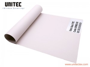UNITEC URB03-03 Klasika senkurentiga rulblinda ŝtofo fabrikisto 1 tavolo vitrofibro 3 tavolo PVC