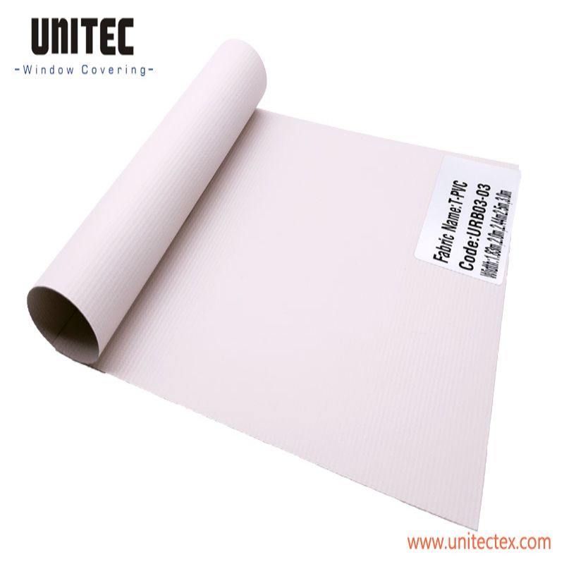 Good quality China Supplier Roller Blinds Fabric -
 Latin America Vinyl Roller Blackout Shades Fabric T-PVC URB03-03 – UNITEC