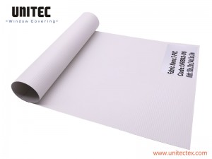 UNITEC URB03-07 Persianas manuals opacas Cortina Fibra de vidrio PVC 100% Tela para cortinas opacas