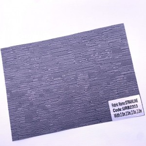 100% Polyester Jacquard Weave Blackout Roller Blinds Tela URB2303