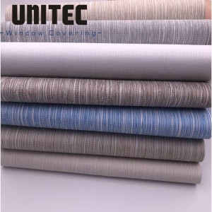 2021 Yarn-Dyed Fabric Polyester Jacquard Blackout Roller Blinds Fabric URB2700 Series