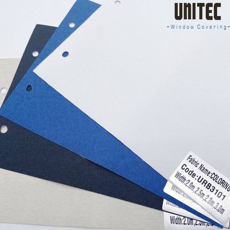 COLORING Window Roller Blinds URB31 Jacquard Blackout Good Quality UNITEC-China Featured Image