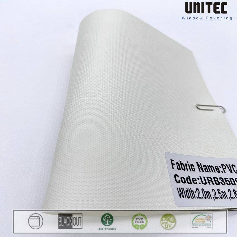 Cheap PriceList for Brazil Designer Roller Blinds Fabric -
 UNITEC flagship product blackout roller blind PVC URB3509 – UNITEC