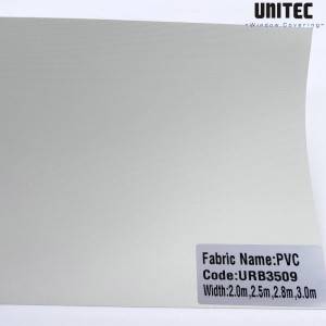 UNITEC flaggeskip produkt blackout roller blyn PVC URB3509
