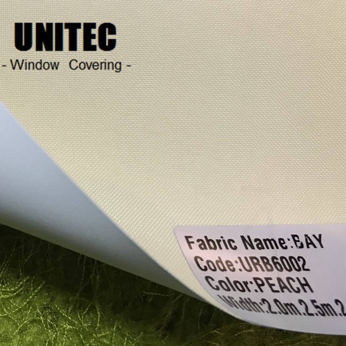 Good quality China Supplier Roller Blinds Fabric -
 Blinds of Sale America 100% Polyester Roller Blackout UNITEC URB6002 PEACH – UNITEC