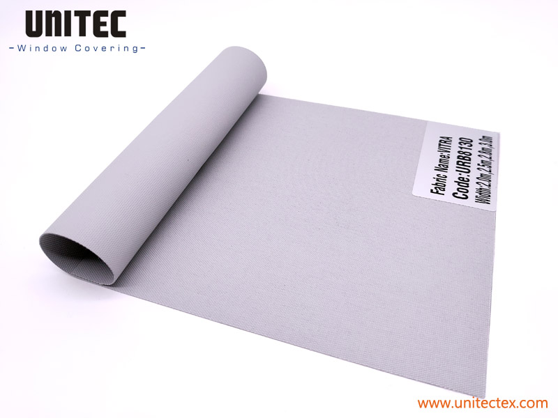 Factory Free sample Plain Blackout Roller Blinds Fabric -
 100% Polyester with Acrylic Coating Blackout Roller Blinds Fabric URB8130  – UNITEC